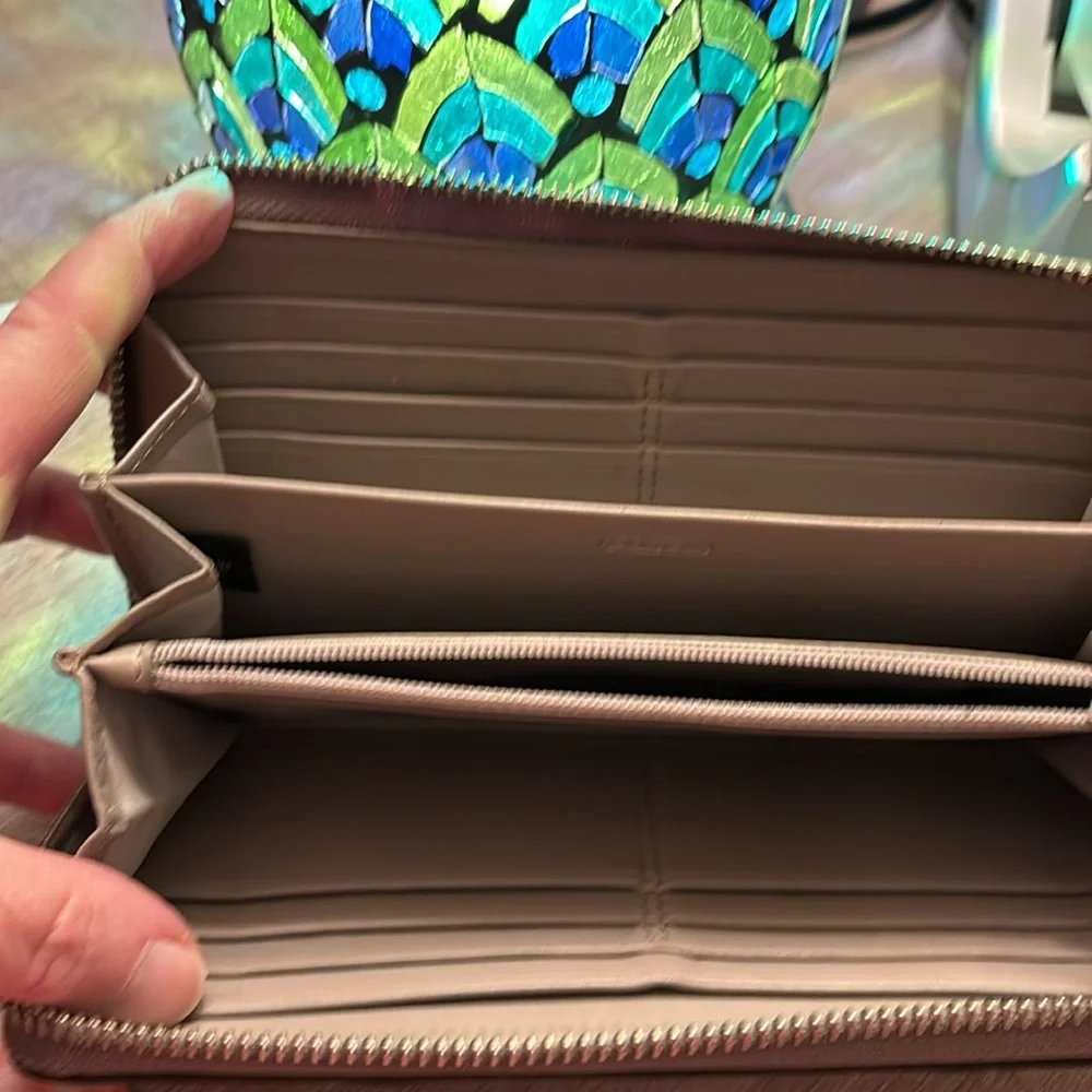 Coach Wallet Snakeskin Embossed - Picture 5 of 9